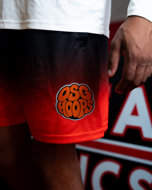 OSG 'Sunset' Shorts - Black/Orange